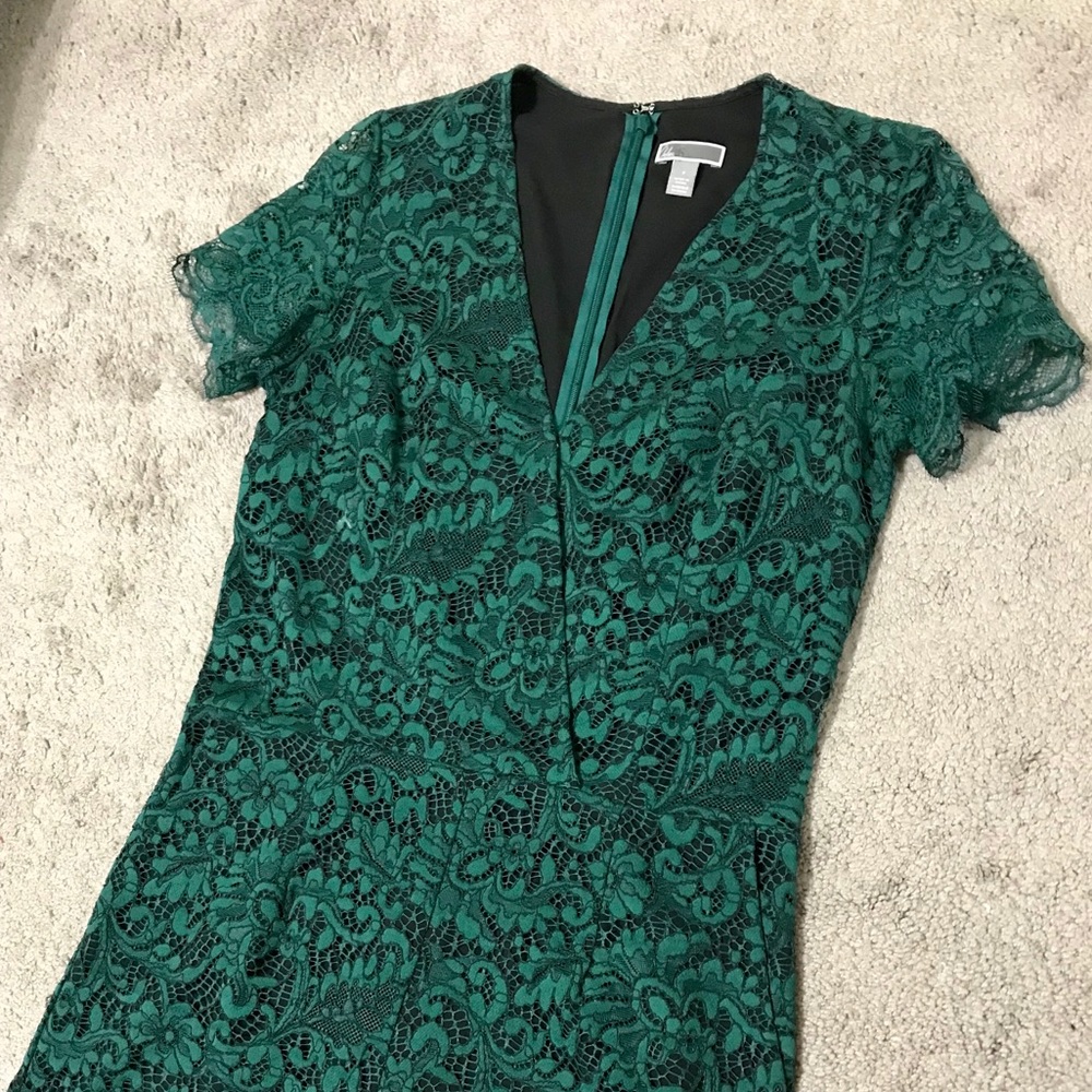 *SOLD* SARAH VICKERS | CHELSEA28 GREEN LACE ROMPER - Picture 7 of 8